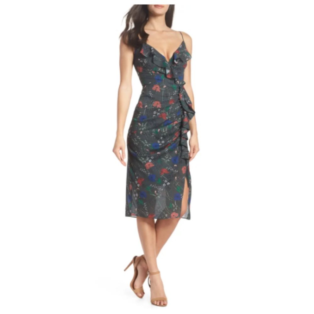 Cooper St. Floral Frill Dress Size 4
